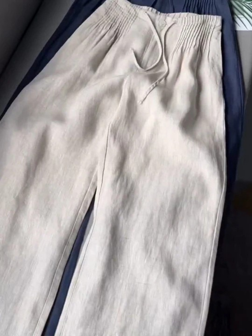 VELORIA RELAXED WIDE-LEG PANTS
