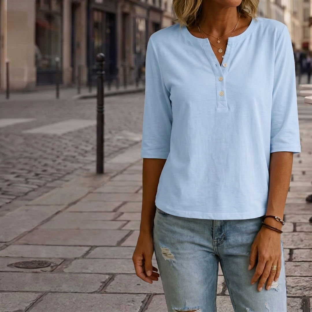 AVELINE CLASSIC O-NECK TOP