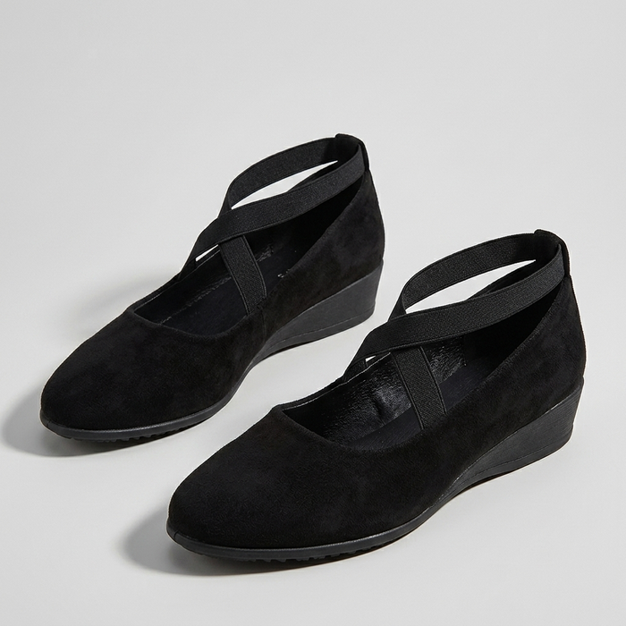 PENROSE STRAP WEDGE SANDALS
