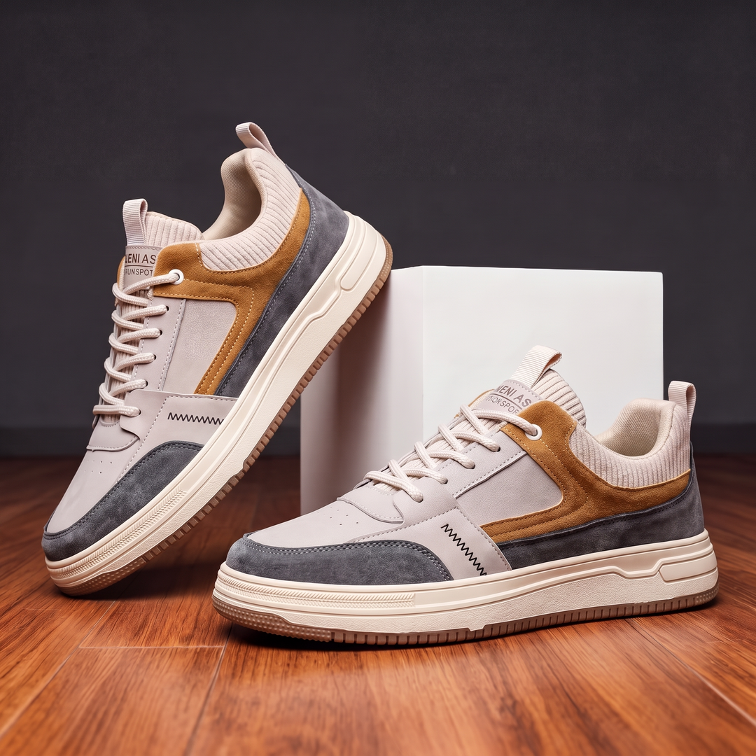 KINROSS PANELLED SUEDE SNEAKERS