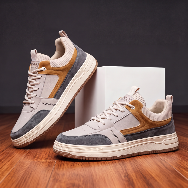 KINROSS PANELLED SUEDE SNEAKERS