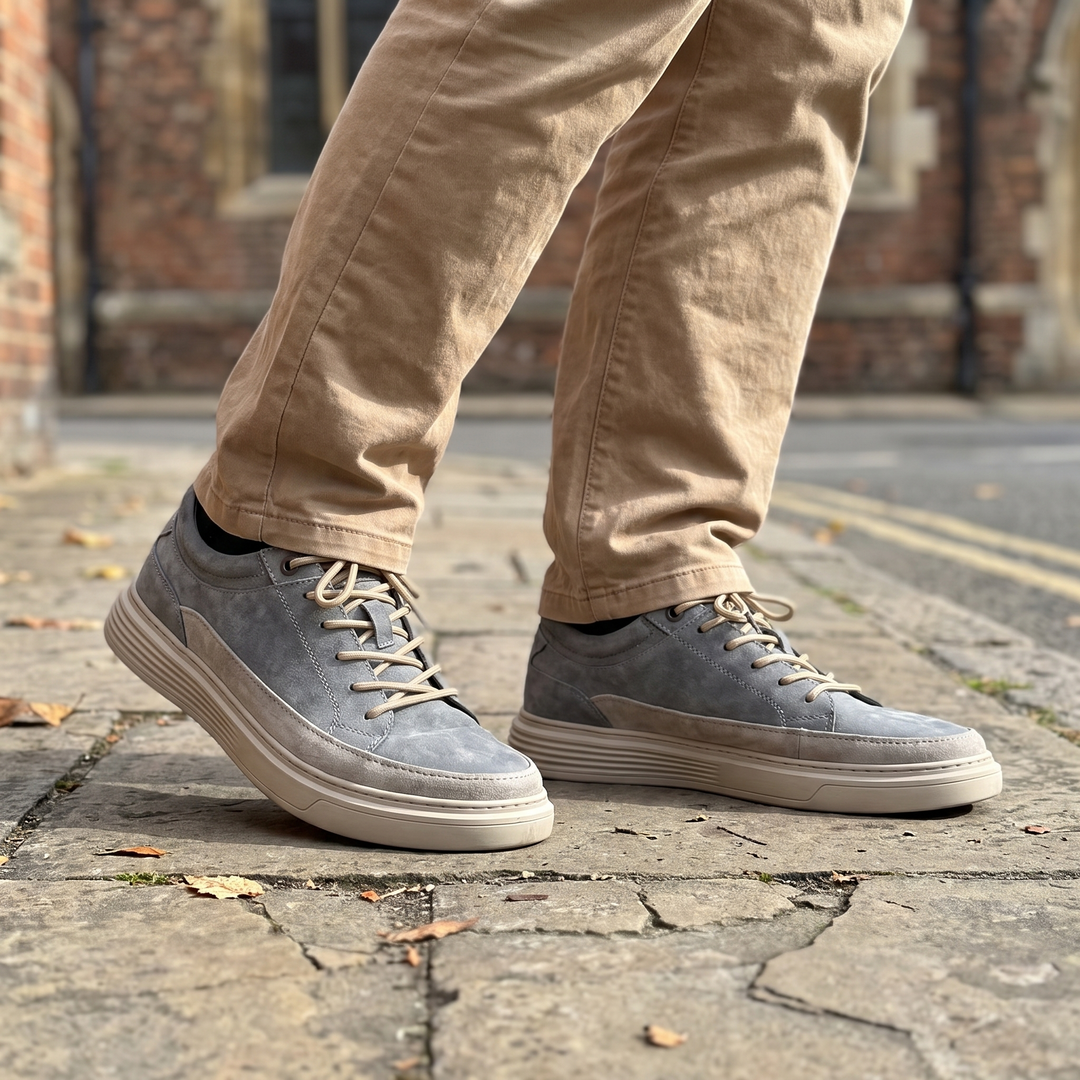 GLENMORE SOFT SUEDE SNEAKERS
