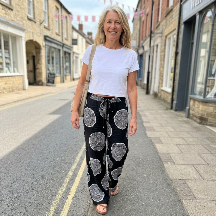 CAMBERLEIGH PATTERNED PANTS
