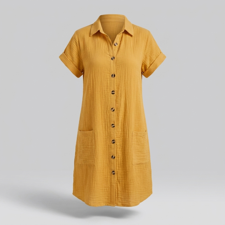 AVENLEIGH BUTTONED SHIRT DRESS