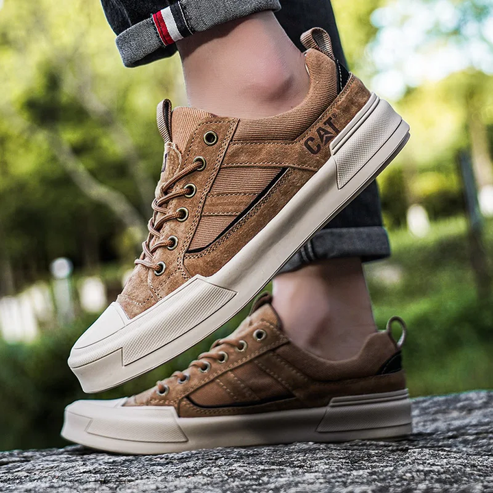 METROSTRIDE LEATHER SNEAKERS