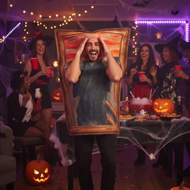 Mona Lisa &amp; The Scream Halloween Costumes
