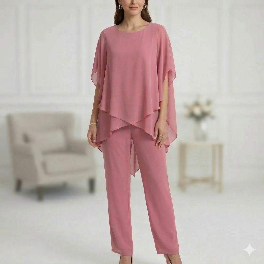ELLA ELEGANT TOP &amp; PANTS COMBO