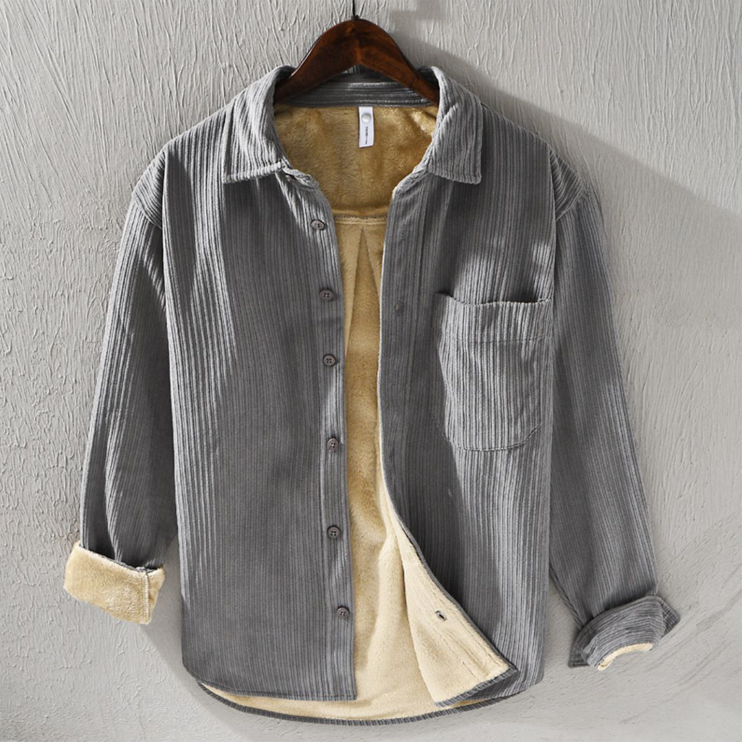 ASHCROFT LINED CORD SHIRT