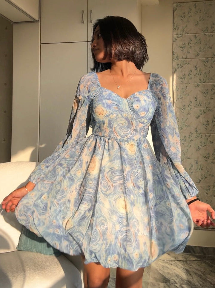 Starry Night short fairy dress
