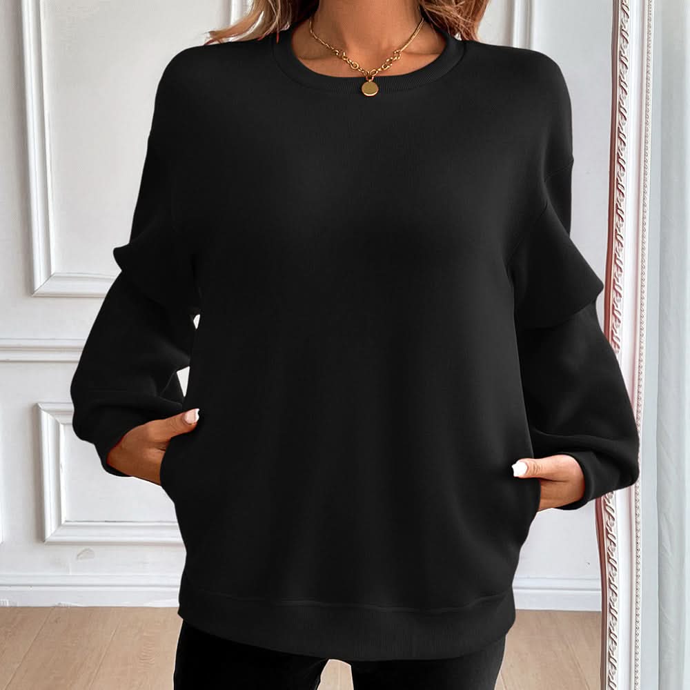 HAVEN COTTON BLEND SWEATSHIRT