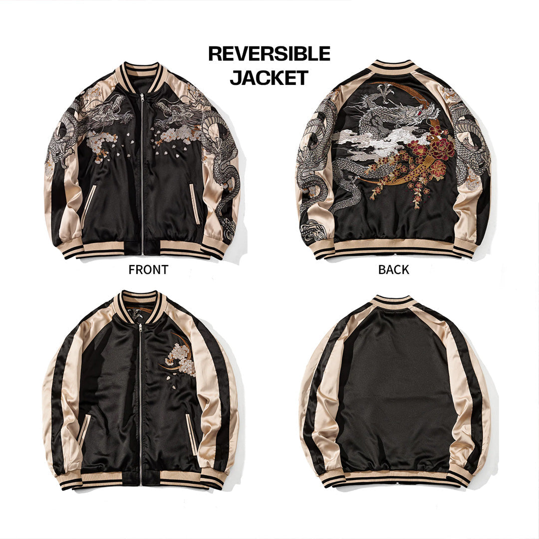 Obsidian Bloom Reversible Sukajan Jacket
