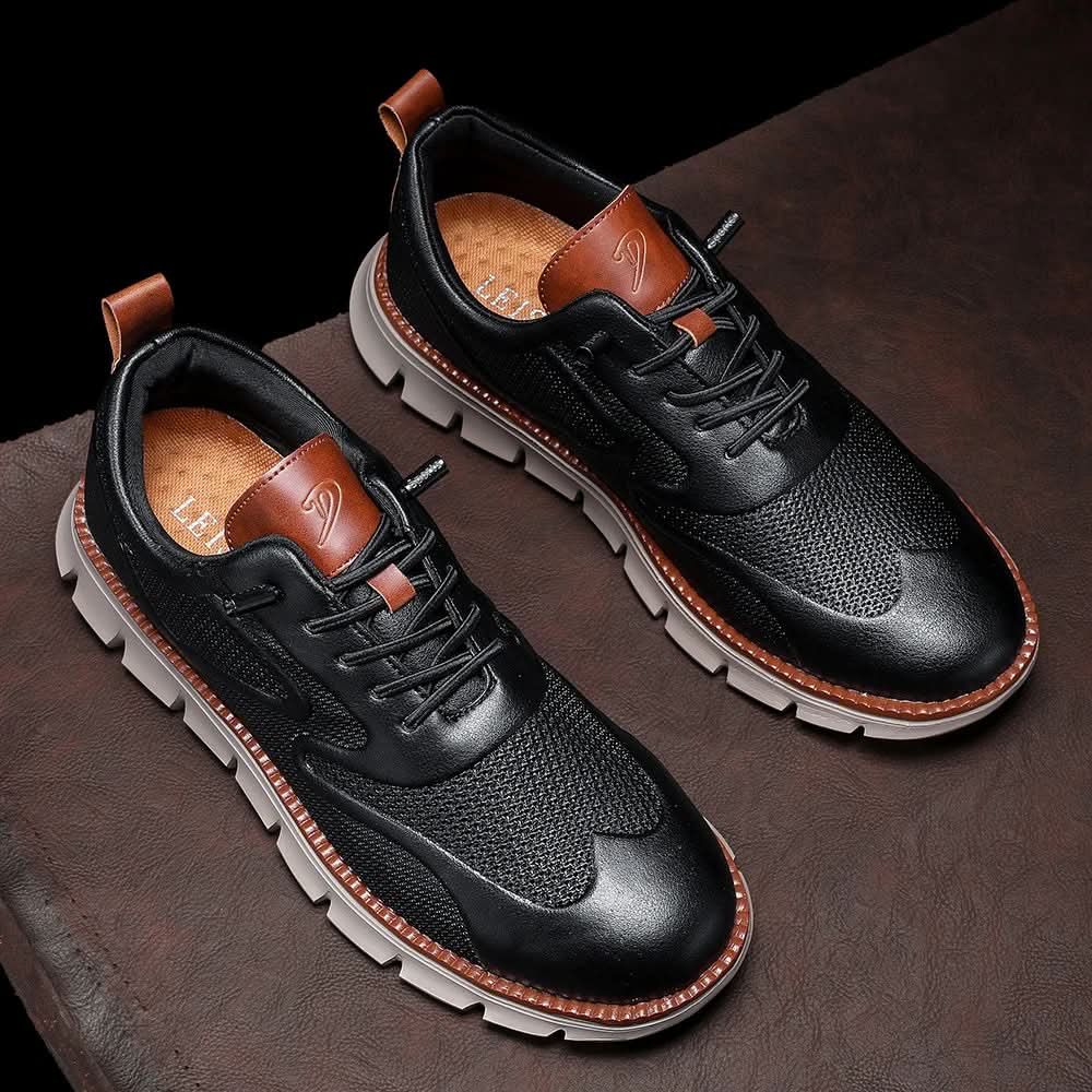 CALDWELL LEATHER SNEAKERS