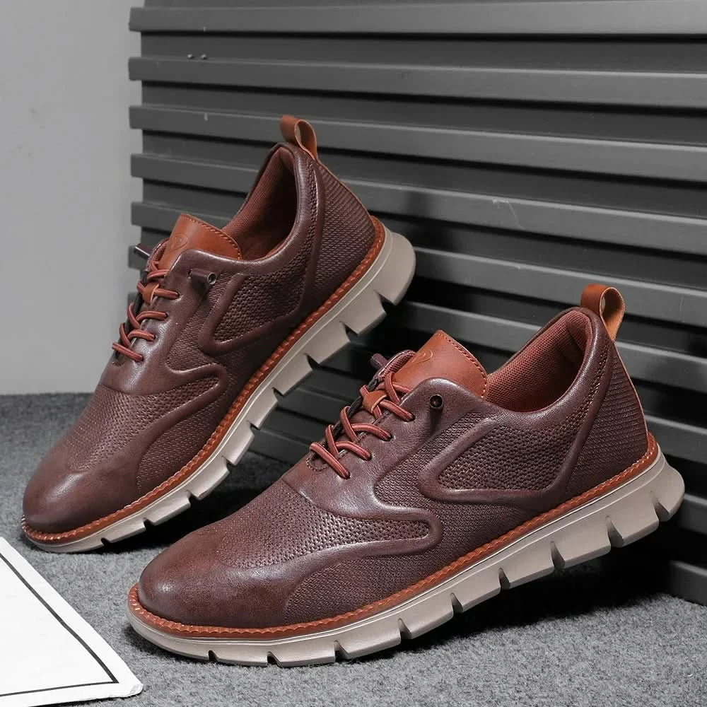 CALDWELL LEATHER SNEAKERS