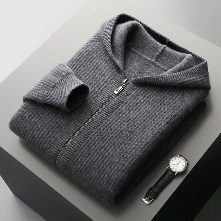 SORRENTO CASHMERE ZIP HOODIE