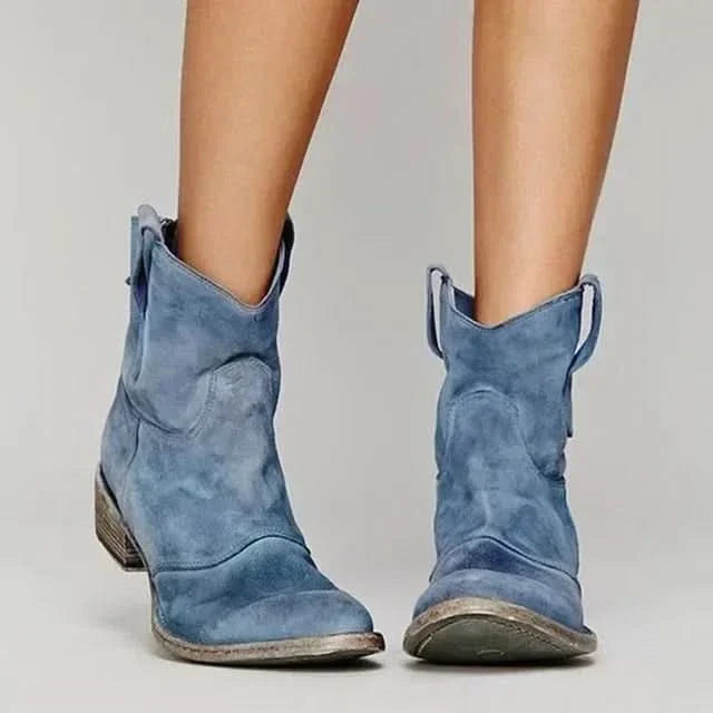 PALOMA VINTAGE WESTERN ANKLE BOOTS