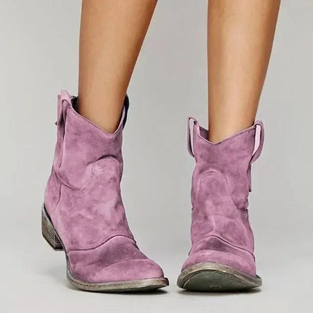 PALOMA VINTAGE WESTERN ANKLE BOOTS