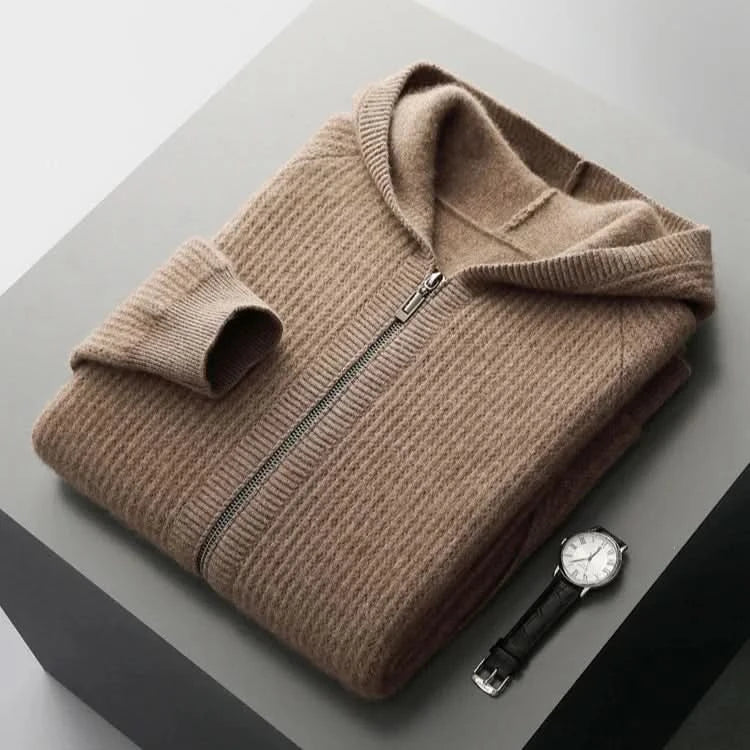 SORRENTO CASHMERE ZIP HOODIE