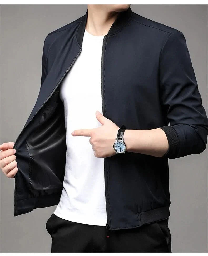 HUDSON STAND-COLLAR BLAZER
