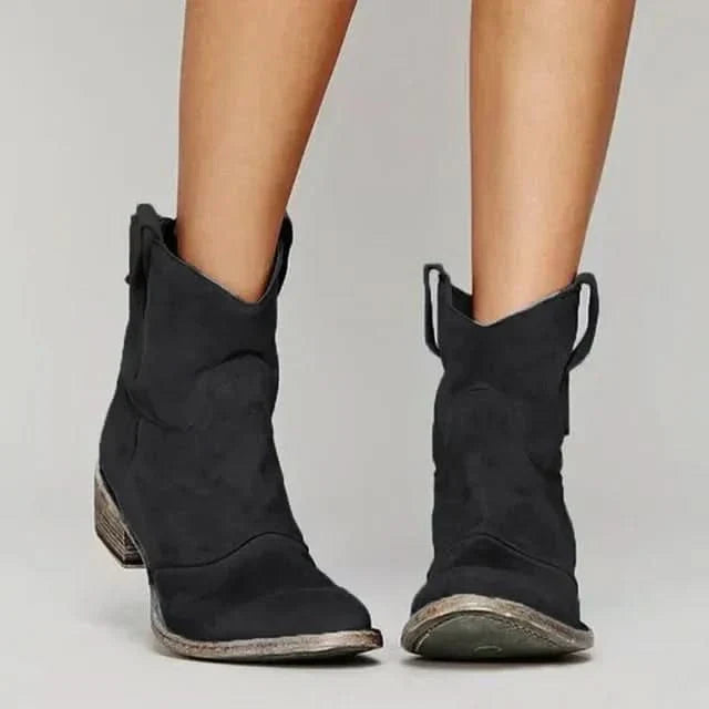 PALOMA VINTAGE WESTERN ANKLE BOOTS