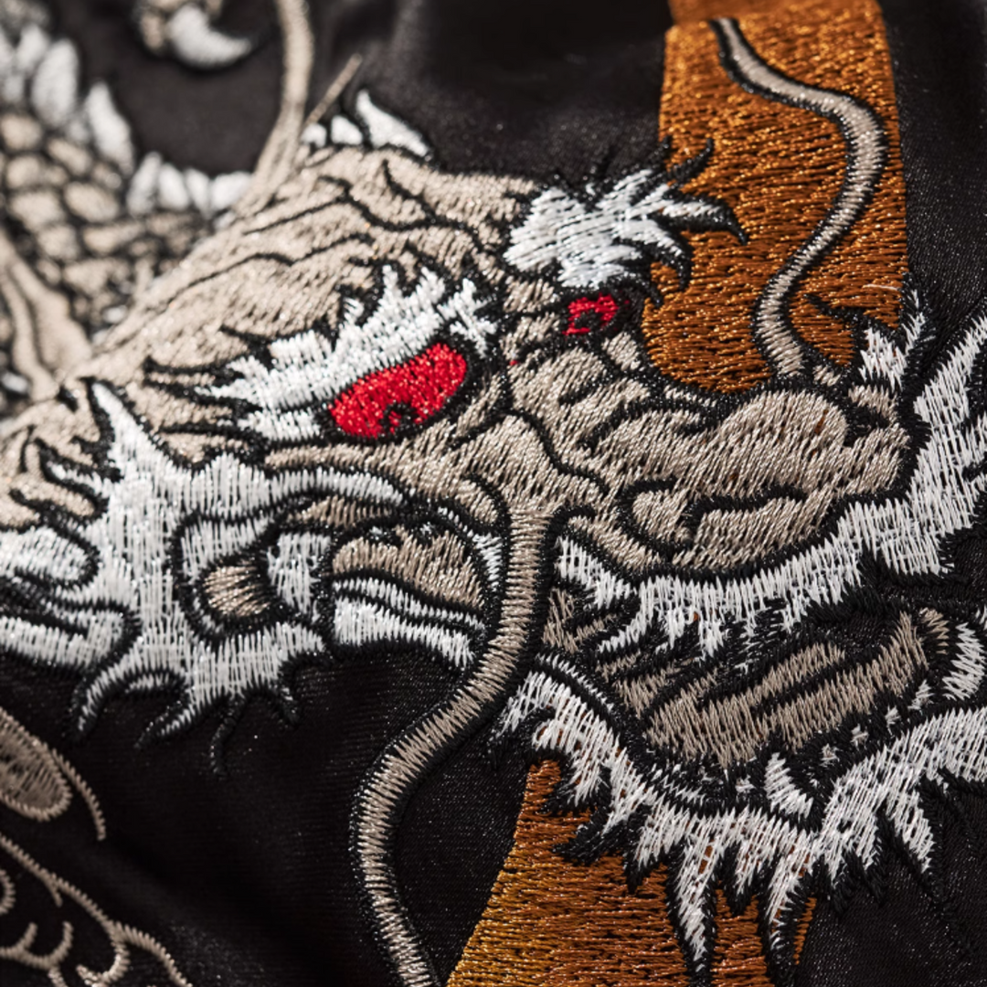 Obsidian Bloom Reversible Sukajan Jacket