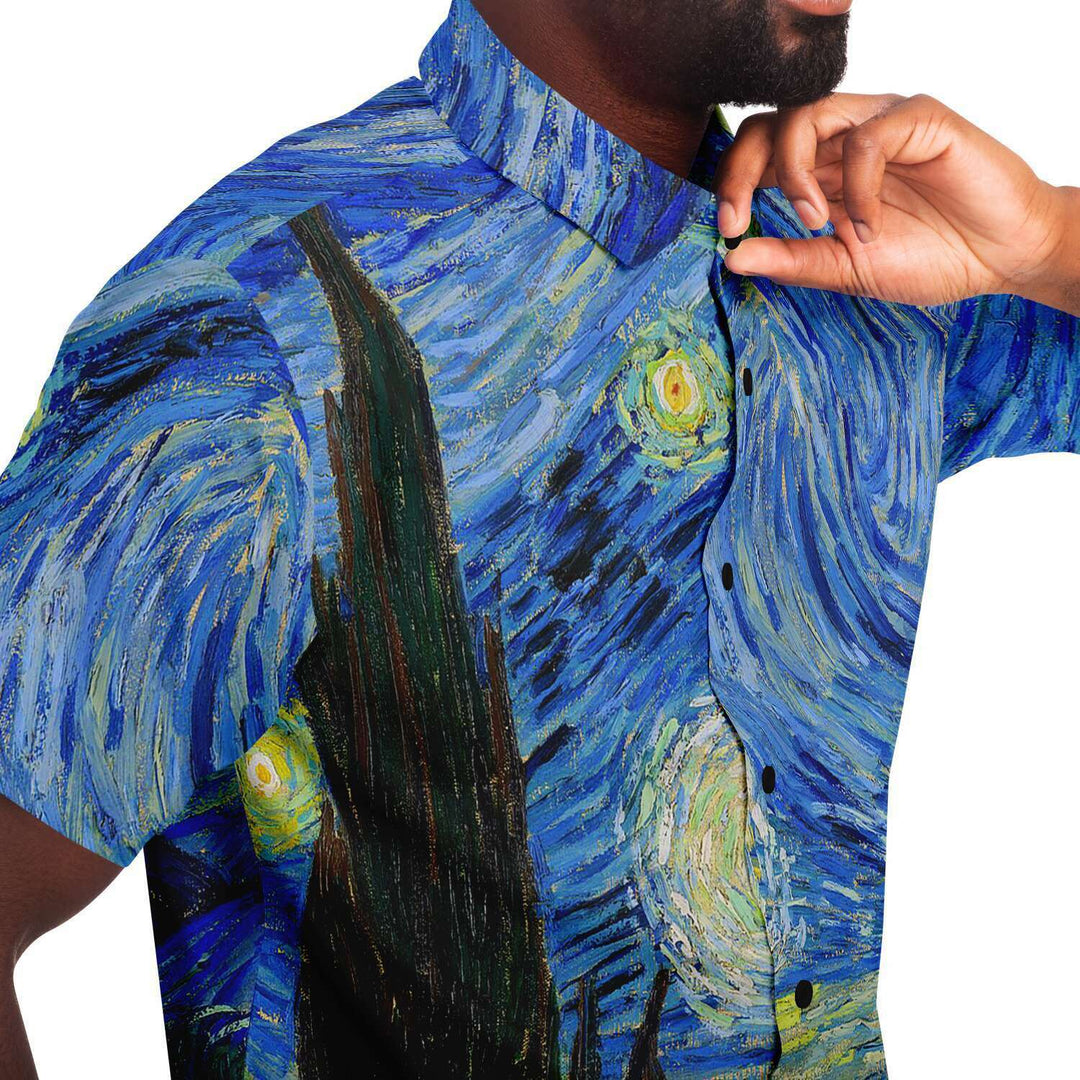 Vincent van Gogh The Starry Night BUTTONED SHIRT