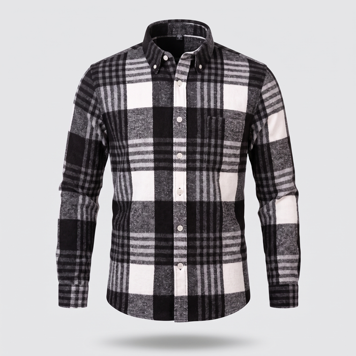 greySON COTTON FLANNEL SHIRT