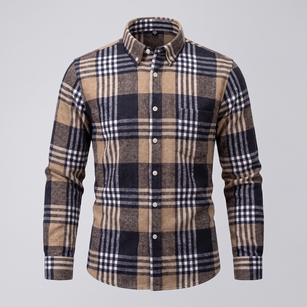 greySON COTTON FLANNEL SHIRT