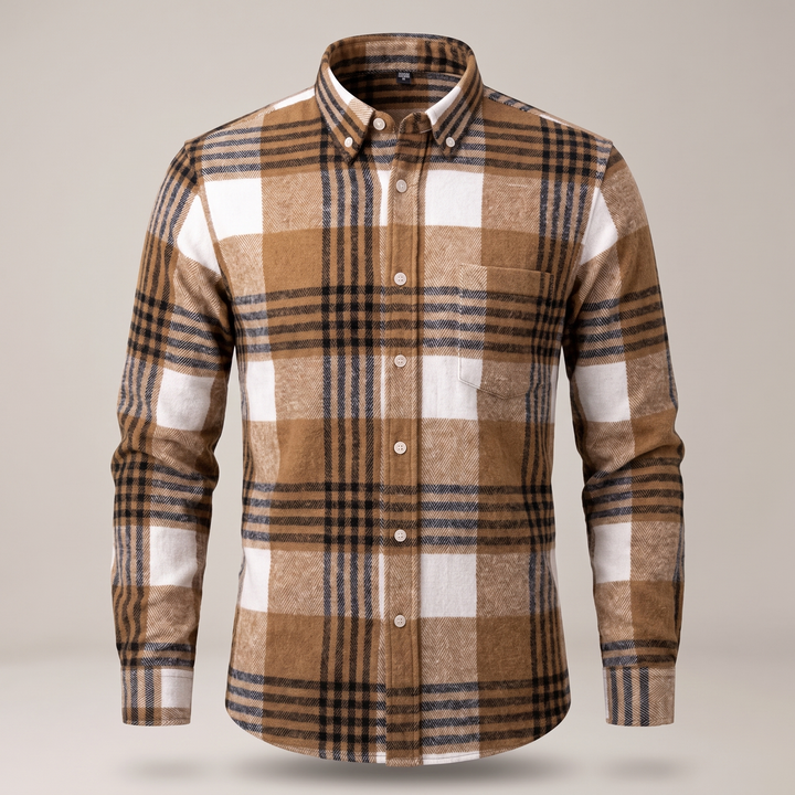 greySON COTTON FLANNEL SHIRT