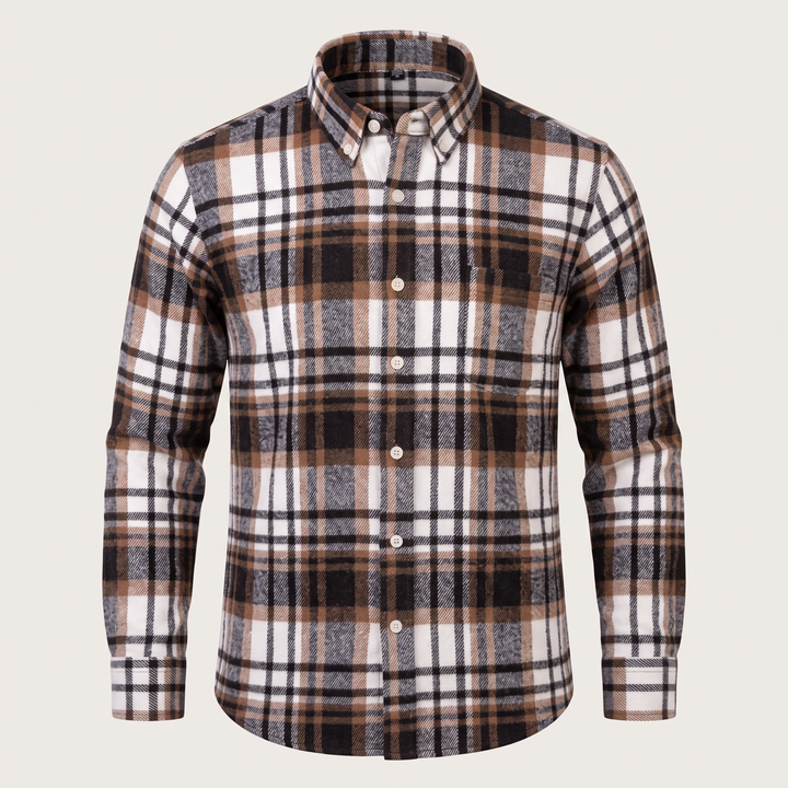 greySON COTTON FLANNEL SHIRT