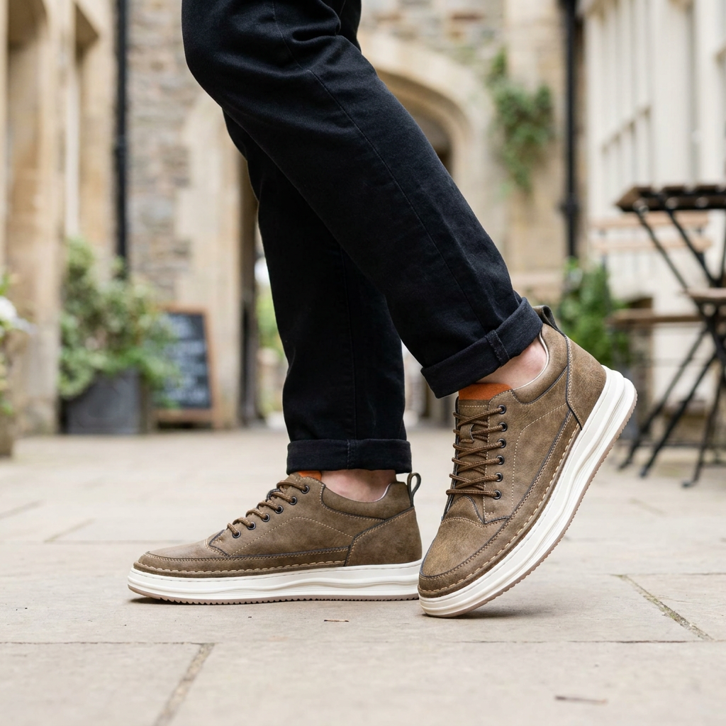 WARRINGTON PREMIUM LEATHER SNEAKERS