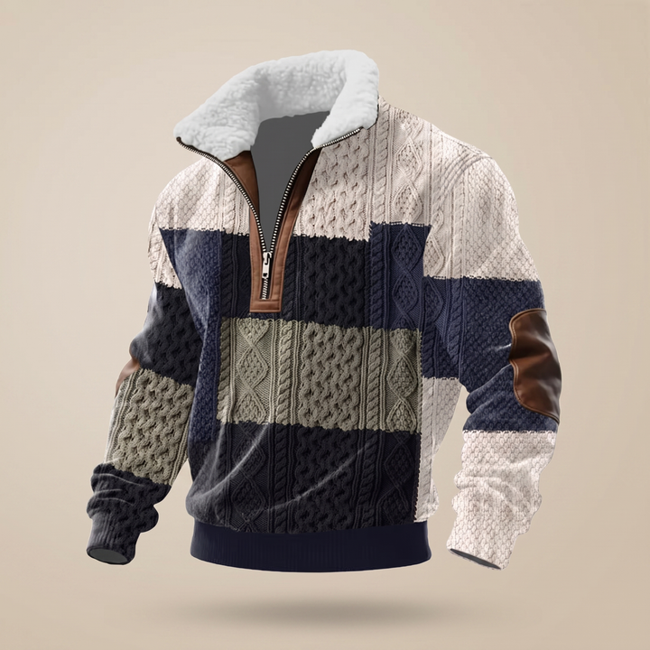 ASHFORD HERITAGE HIGH NECK SWEATER