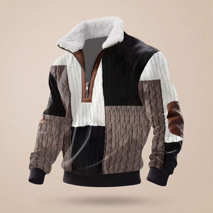 ASHFORD HERITAGE HIGH NECK SWEATER