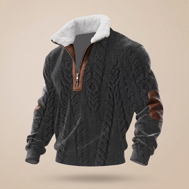 ASHFORD HERITAGE HIGH NECK SWEATER