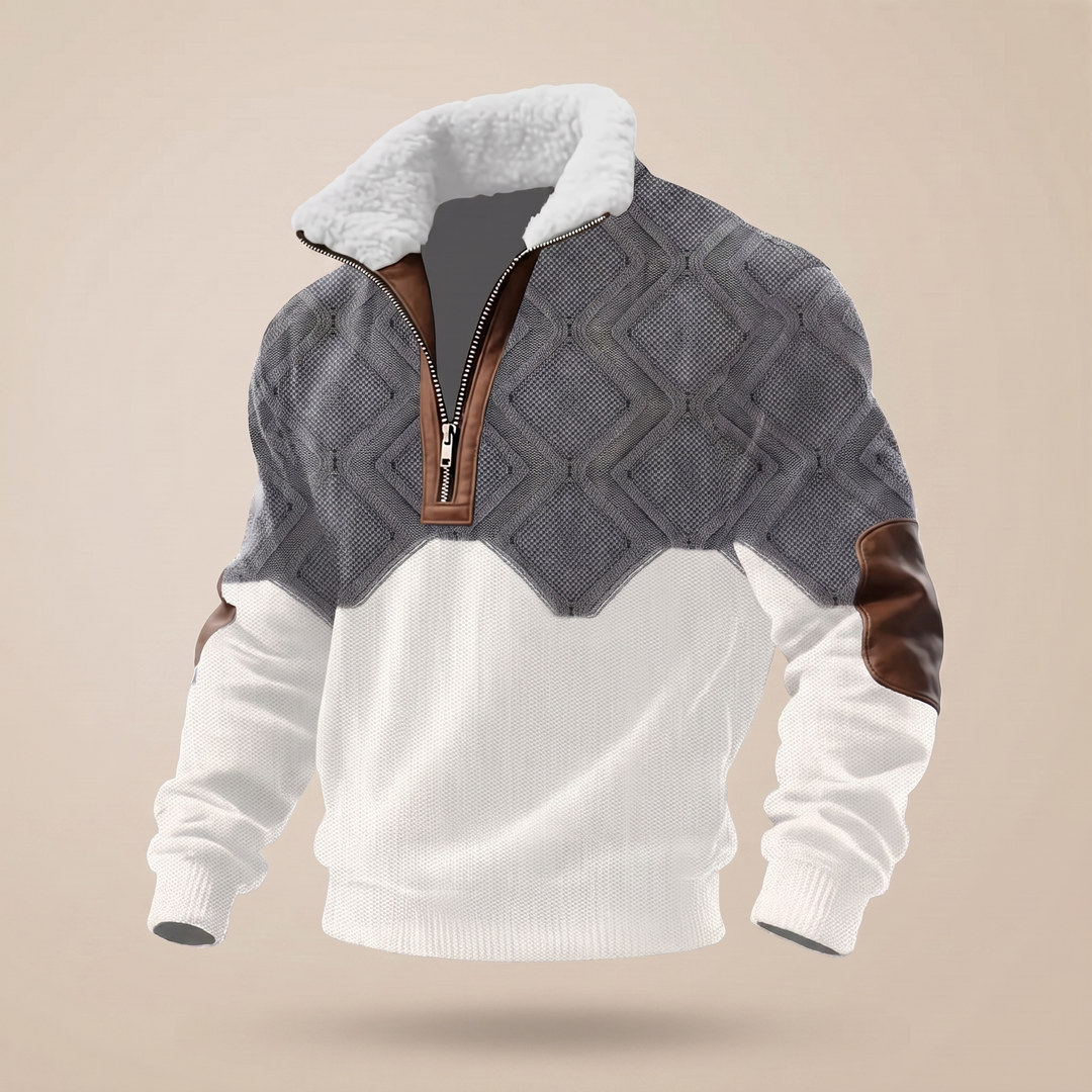 ASHFORD HERITAGE HIGH NECK SWEATER