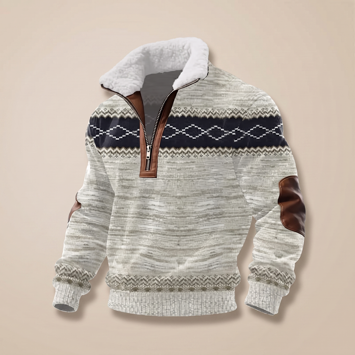 ASHFORD HERITAGE HIGH NECK SWEATER