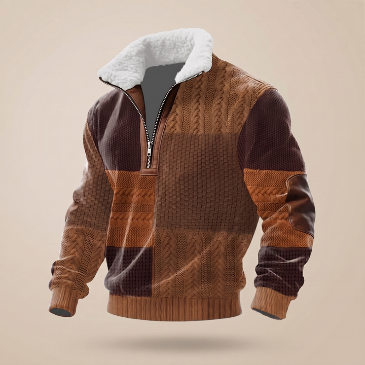 ASHFORD HERITAGE HIGH NECK SWEATER