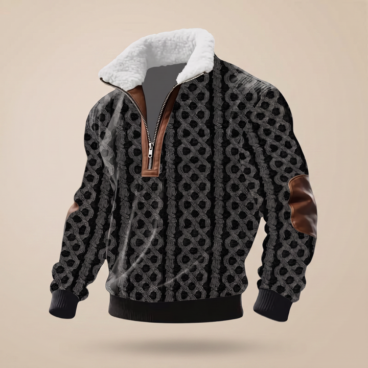 ASHFORD HERITAGE HIGH NECK SWEATER
