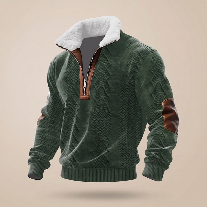 ASHFORD HERITAGE HIGH NECK SWEATER