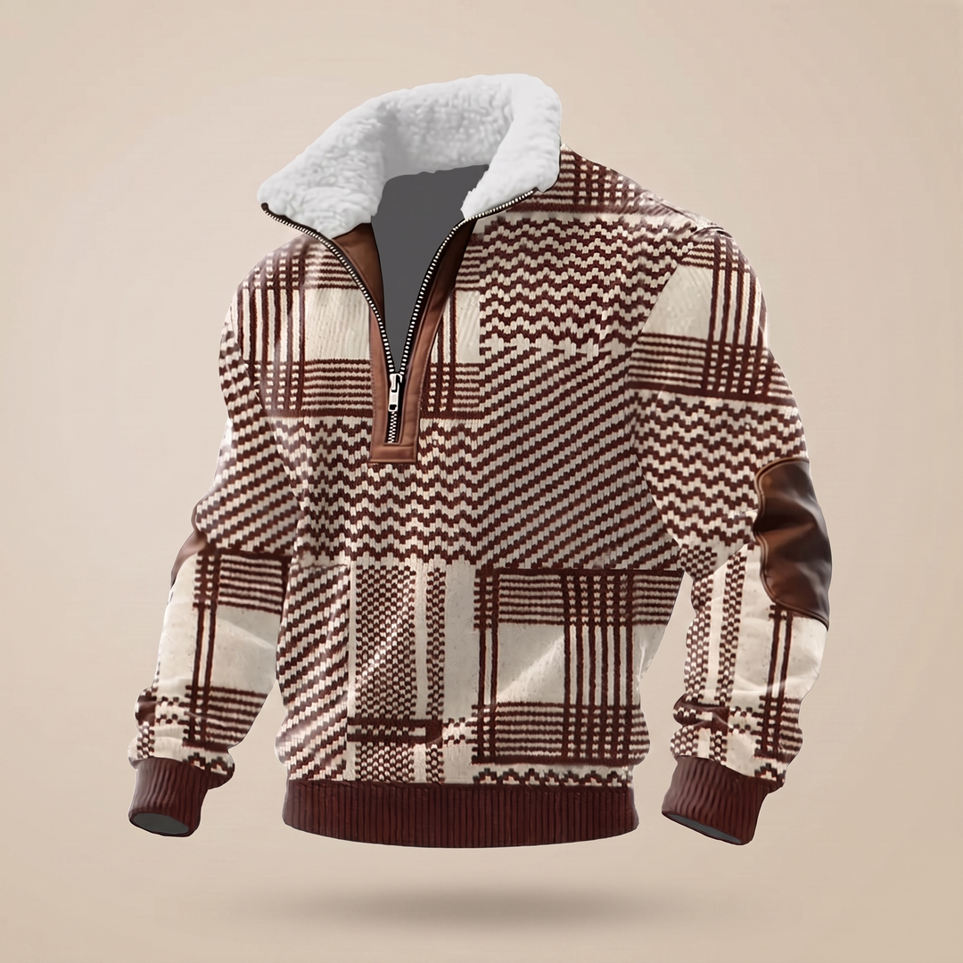 ASHFORD HERITAGE HIGH NECK SWEATER