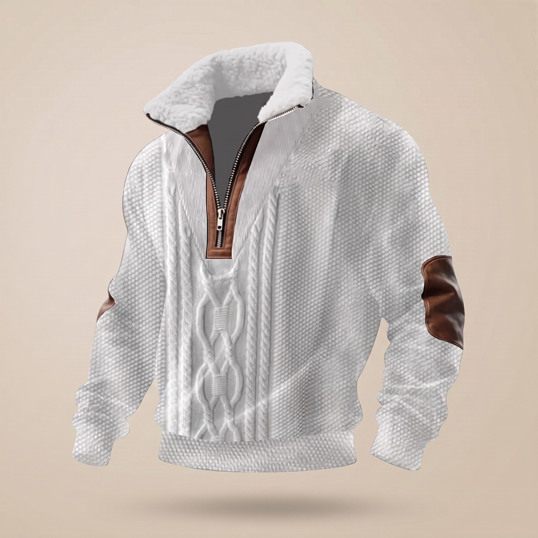 ASHFORD HERITAGE HIGH NECK SWEATER