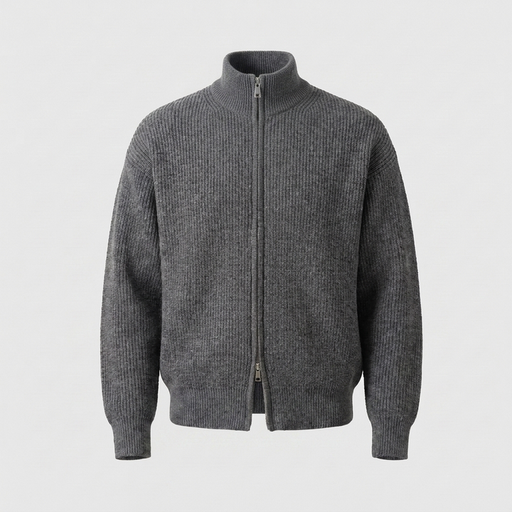 HOLLIS SMART-CASUAL ZIP CARDIGAN