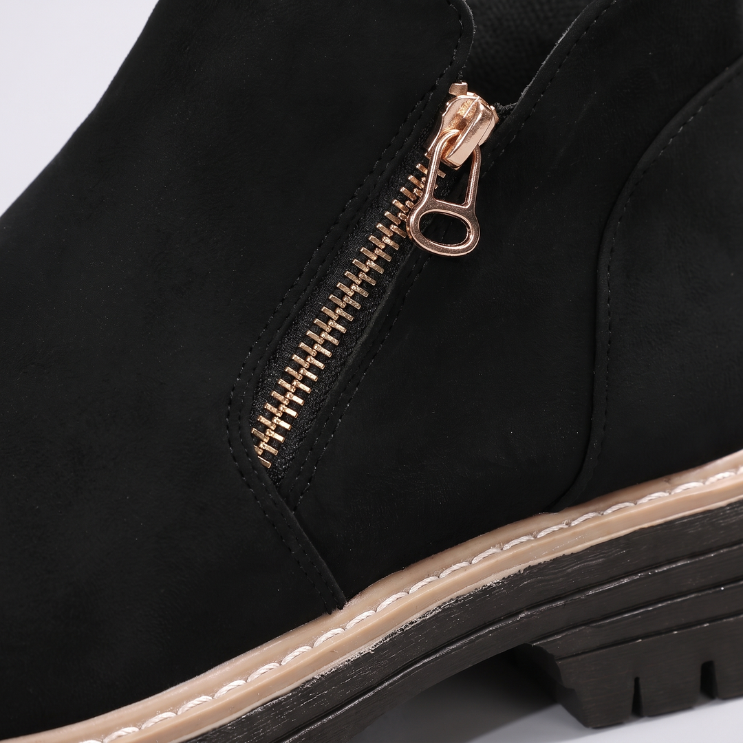 MARGOT SUEDE PLATFORM ANKLE BOOTS