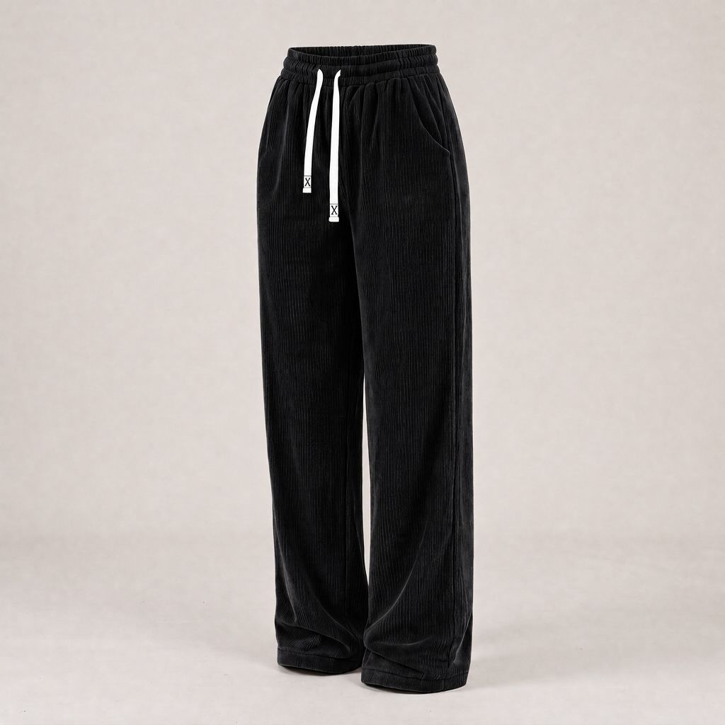 ELEGANT CORDUROY WALKING PANTS
