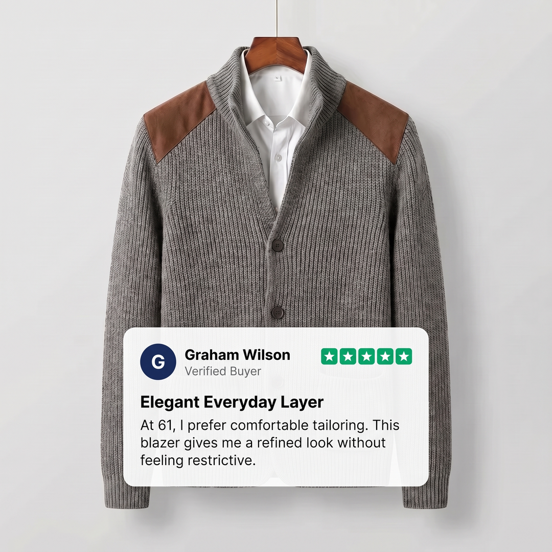 DAVENPORT KNITTED BLAZER