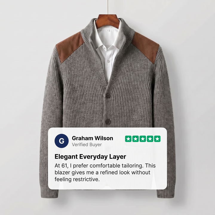 DAVENPORT KNITTED BLAZER