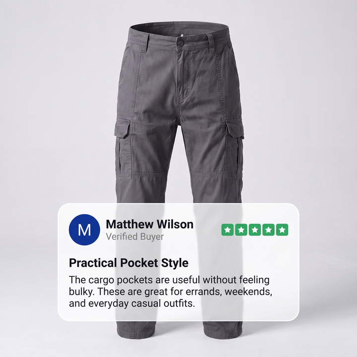 PREMIUM COTTON UTILITY PANTS