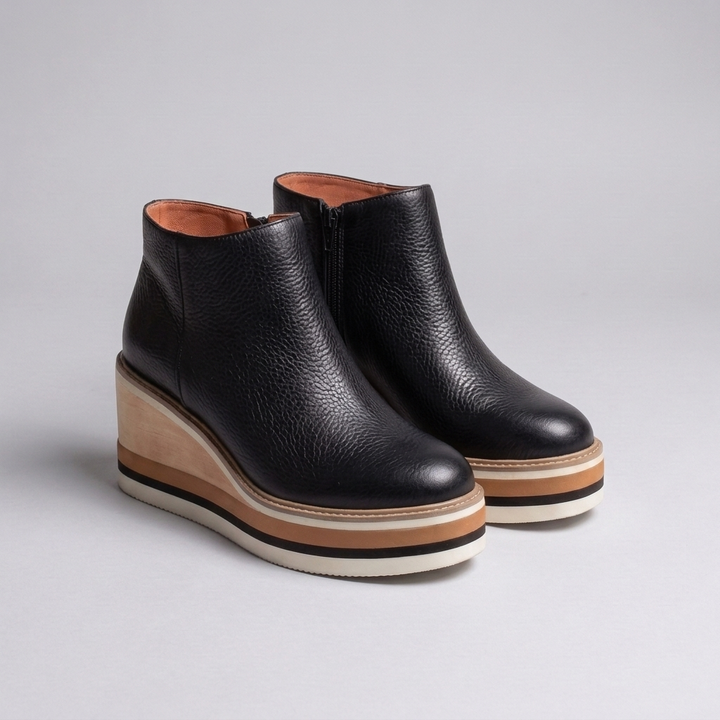 TIMELESS WEDGE ANKLE BOOTS