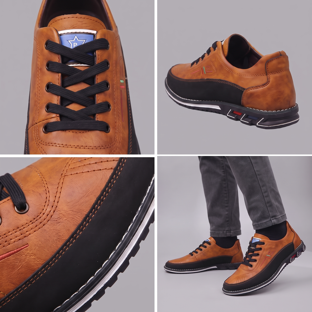 MODERN SUPPORT LEATHER SNEAKERS