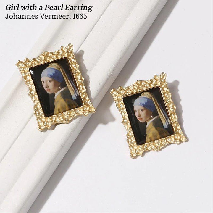 Framed art Earrings