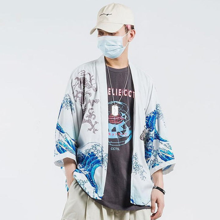 The great wave off kanagawa Kimono